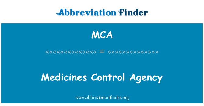 MCA: Agentura pro kontrolu léčiv