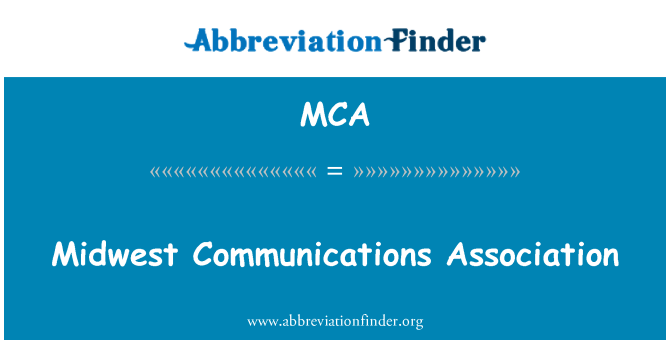 MCA: Midwest komunikační asociace