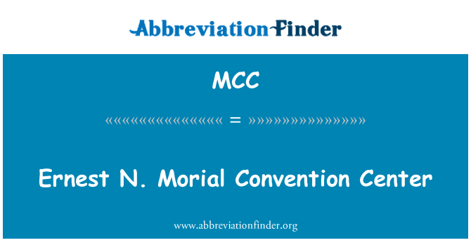 MCC: Ernest N. Morial Convention Center