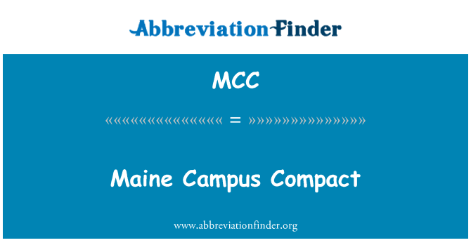 MCC: Maine Campus kompatti