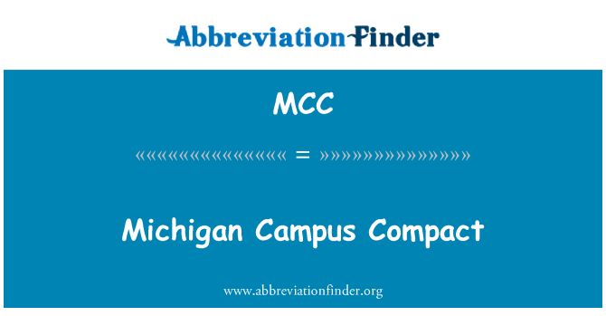 MCC: Michigan kampusu Compact