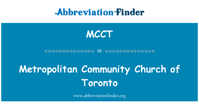 MCCT: Metwopolitèn kominote bay manm legliz nan Toronto