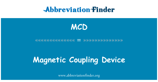 MCD: Dispositivo di accoppiamento magnetico