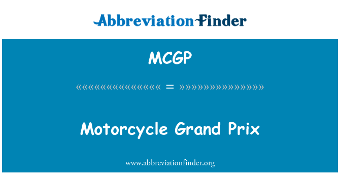 MCGP: Grand Prix motosikal