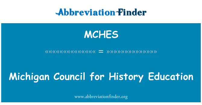 MCHES: Michigan Council for History Education