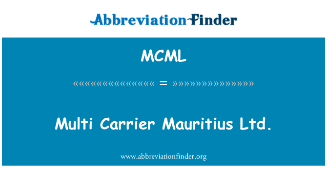 MCML: Multi Carrier Mauritius Ltd.