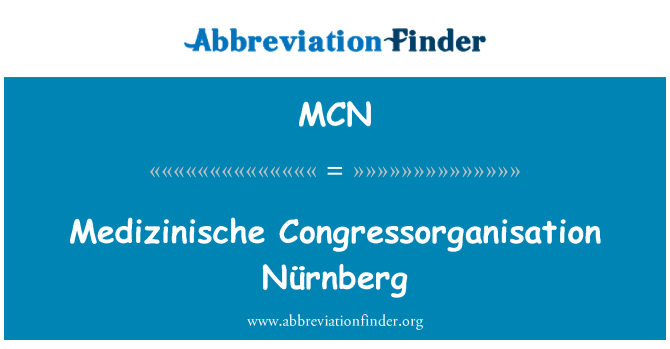 MCN: Medizinische Congressorganisation Nürnberg