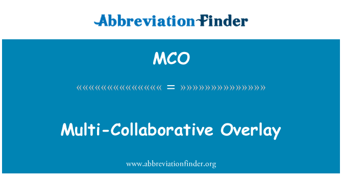 MCO: Overlay multi-kollaborattiv