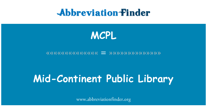 MCPL: Mid-Continent Public Library