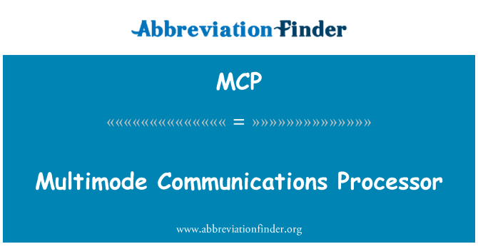 MCP: Multimode side protsessor