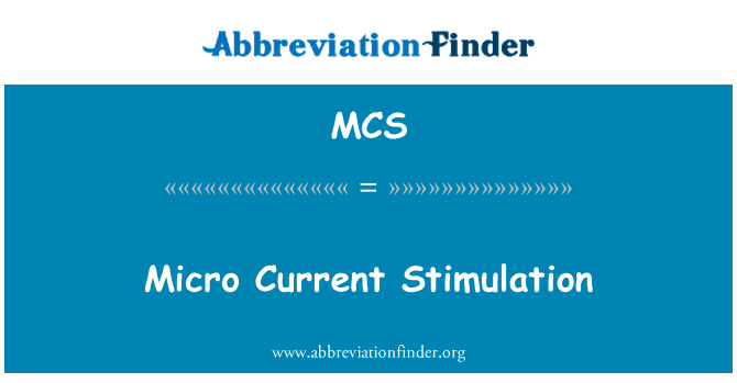 MCS: Mikro nuværende Stimulation
