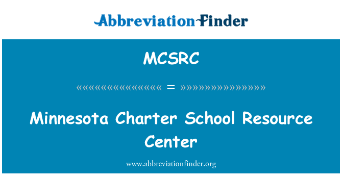 MCSRC: Minnesota karta skola Resource Center