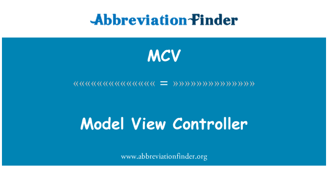 MCV: דגם תצוגה קונטרולר