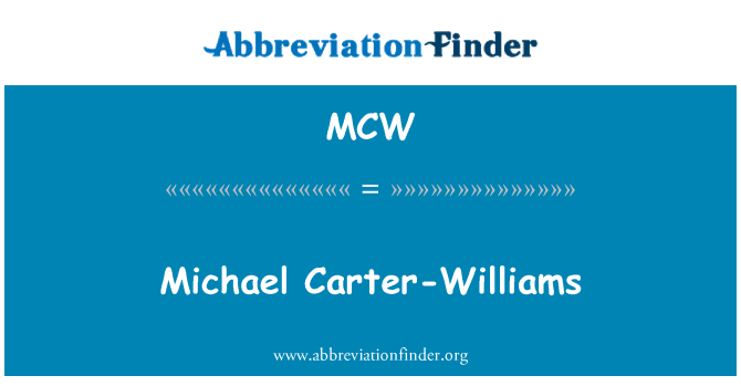 MCW: Michael Carter-Williams