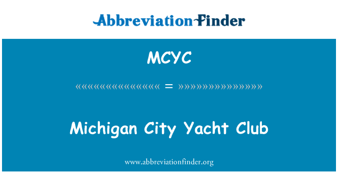 MCYC: Michigan City Yacht Club