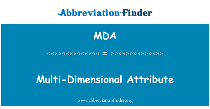 MDA: Daudzdimensiju atribūts