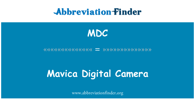 MDC: Mavica Digital kamera