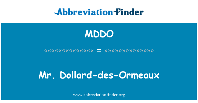 MDDO: Mesye Dollard-des-Ormeaux