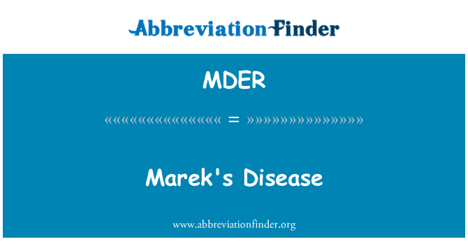 MDER: Marek bolezni