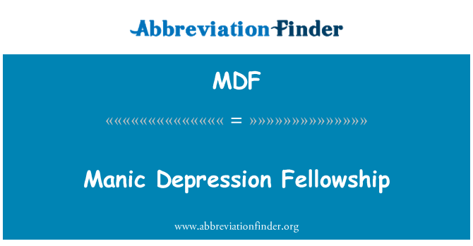 MDF: Depressjoni Manic Fellowship
