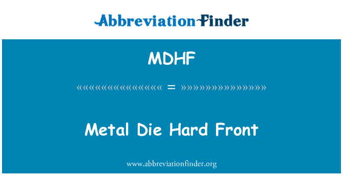 MDHF: Kovin Die Hard spredaj