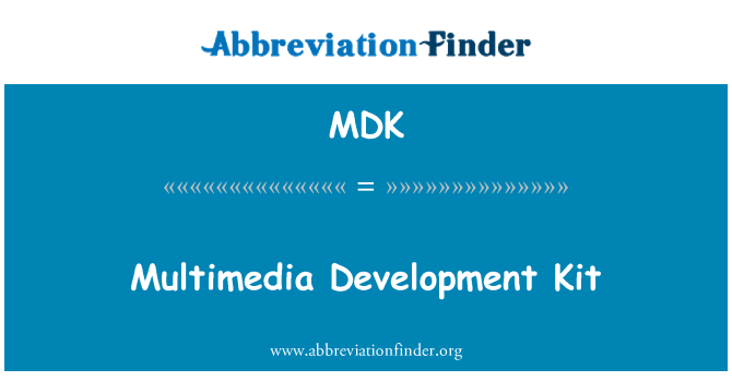 MDK: Kit de desarrollo multimedia