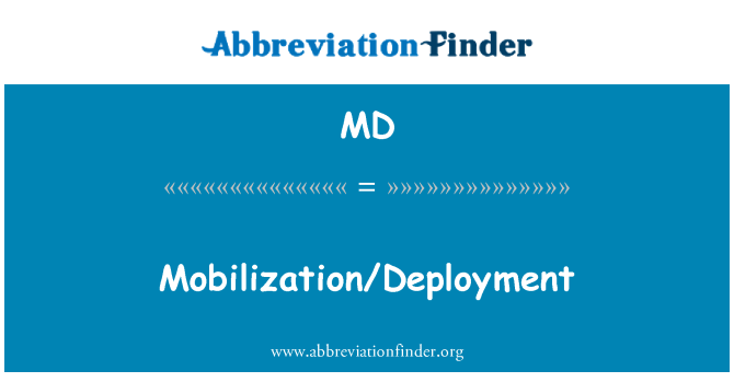 MD: Mobilisering/distribusjon