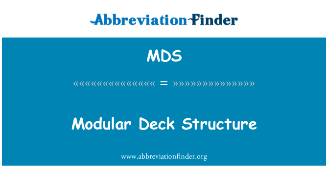 MDS: Struktura modułowa pokładu