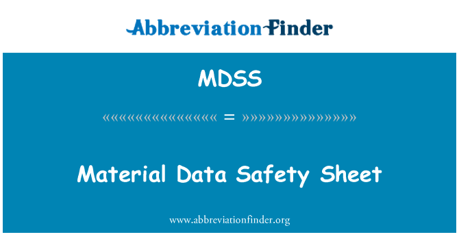 MDSS: Folju tal-materjali tad-Data