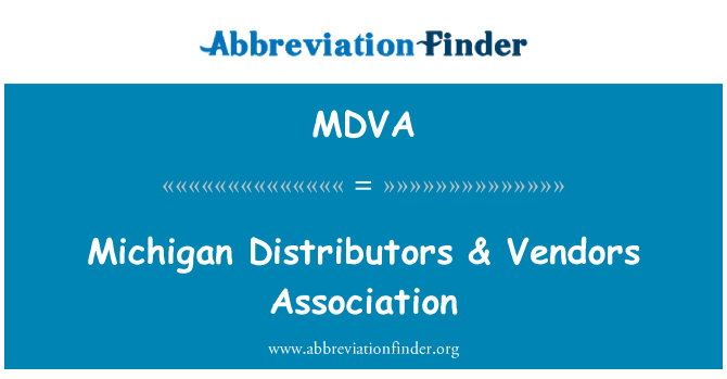 MDVA: Michigan distributeurs & leveranciers Association