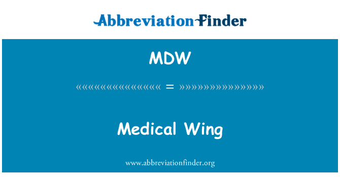 MDW: Medisinsk Wing