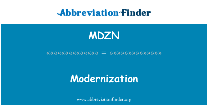 MDZN: التحديث