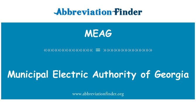 MEAG: Kommunala elektriska myndigheten i Georgien