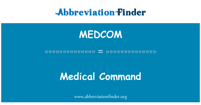 MEDCOM: Lékařský příkaz
