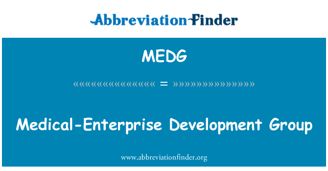 MEDG: Medis-Enterprise Development Group