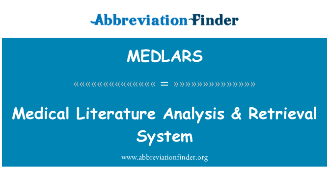 MEDLARS: Egzamen medikal literati & Récupération sistèm