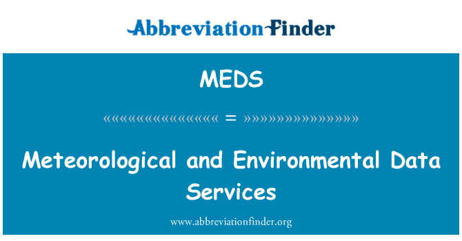 MEDS: Meteorological and Environmental Data Services