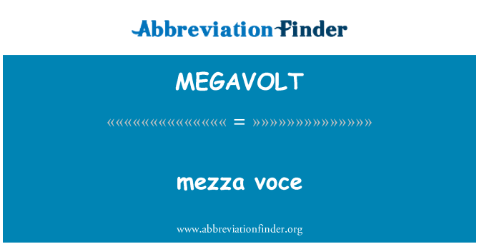 MEGAVOLT: vive mezza