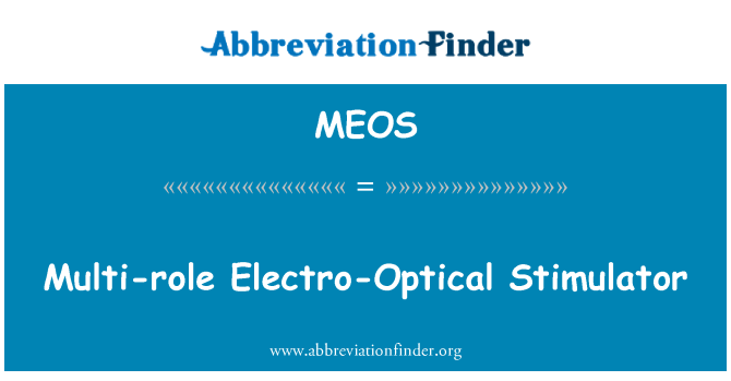 MEOS: Elektro-optični Stimulator multi-vloga