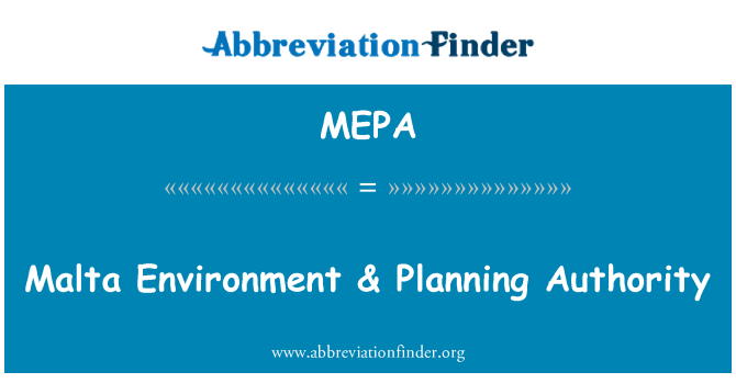 MEPA: Malta anviwònman & Planification otorite