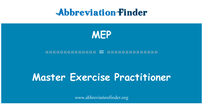 MEP: Master Practitioner cvičení