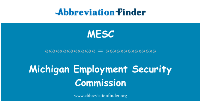 MESC: Kummissjoni tas-sigurtà tal-impjieg ta ' Michigan