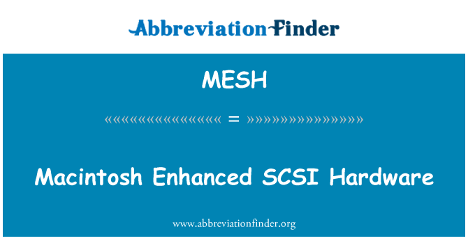 MESH: Macintosh 增強 SCSI 硬體