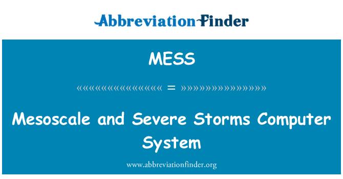 MESS: Mesoscale Et delij sevè konpitè sistèm
