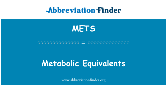 METS: Metaboliczne odpowiedniki