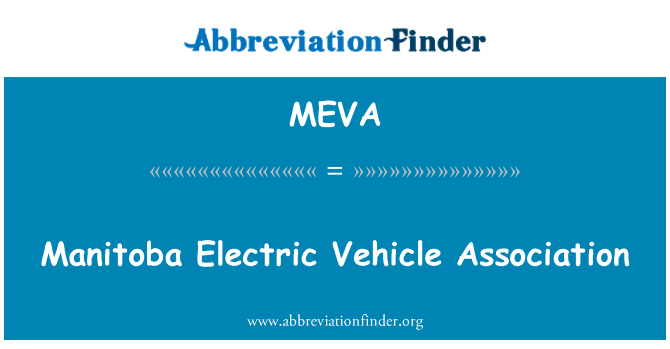 MEVA: Asosyasyon elektrik machin Manitoba