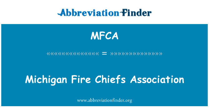 MFCA: Michigan Fire Chiefs stowarzyszenia