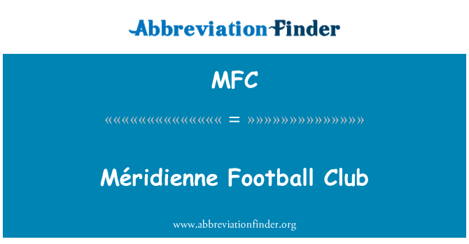 MFC: Méridienne Football Club