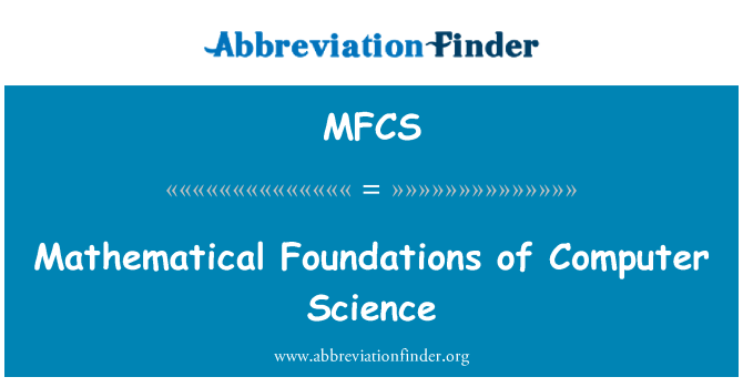 MFCS: Matematik Fondations de Enfòmatik