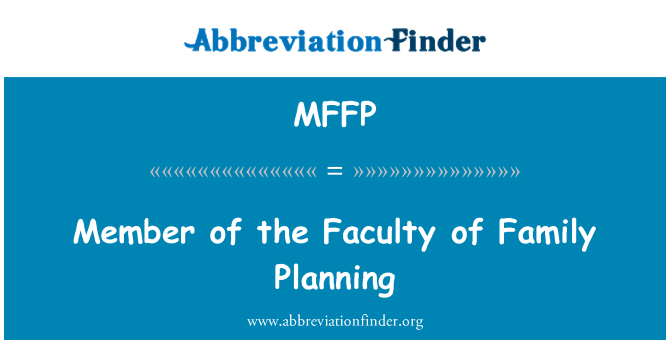 MFFP: Manb nan fakilte planin familyal